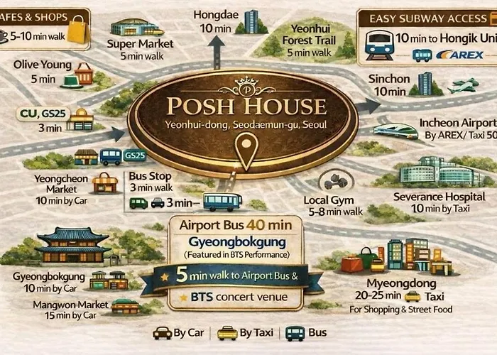アパート Posh House *